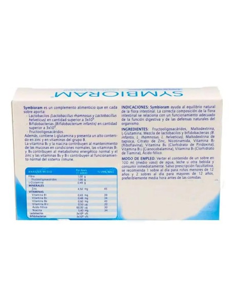 Ordesa Plus Symbioram Sticks 2,5Gr, 12 unidades