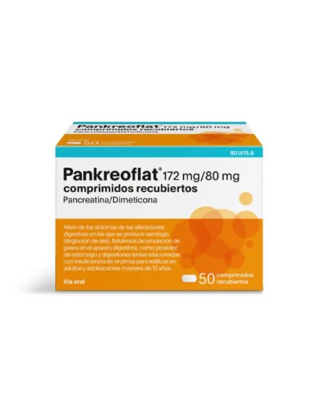 Pankreoflat, 50 Comprimidos Pankreoflat, 50 Comprimidos