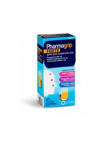 Pharmagrip Forte 10 sobres