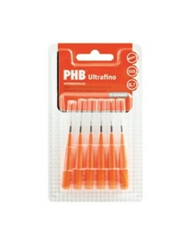 PHB Cepillo Interdental Ultrafino, 6 Unidades