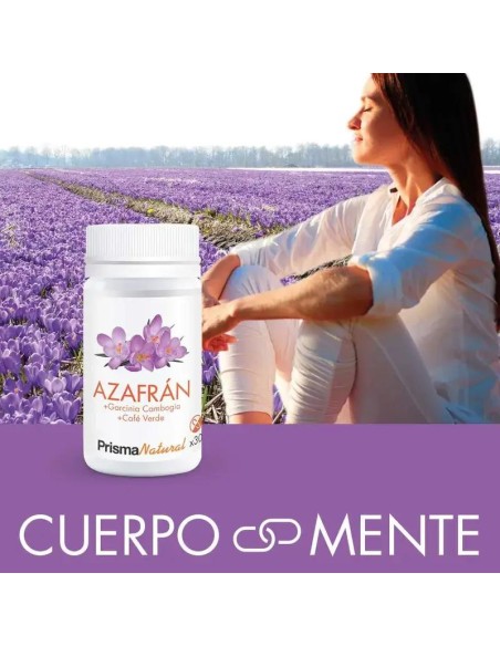 Prisma Natural Azafran+Garcinia+Cafe Verde, 30 Cápsulas