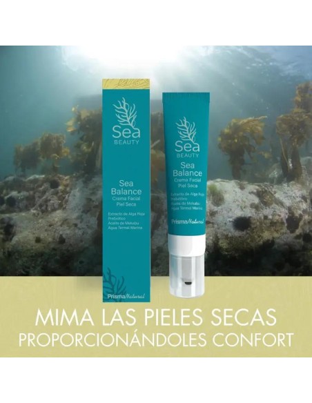 Prisma Natural Sea Balance Crema Facial Piel Seca, 50 ml