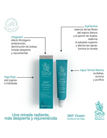 Prisma Natural Sea Beauty 360º Ocean Contorno De Ojos, 15 ml