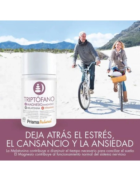 Prisma Natural Triptofano + Mg + Melatonina, 60 Comprimidos
