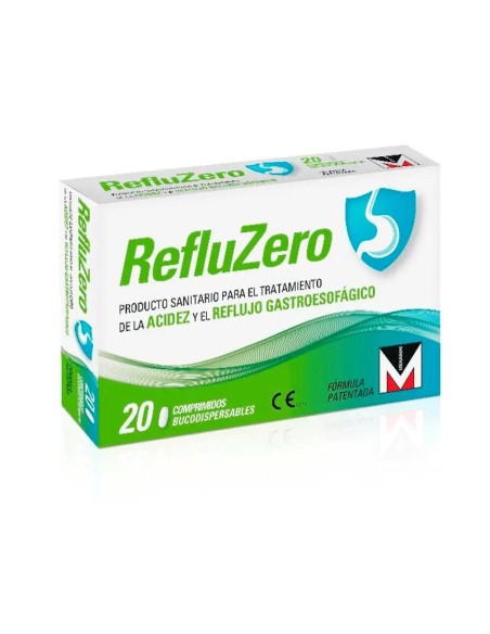 Refluzero Acidez y Reflujos 20 comprimidos Refluzero Acidez y Reflujos 20 comprimidos
