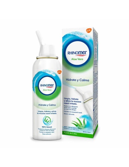 Rhinomer Aloe Vera Spray Nasal Agua de Mar, 100 ml