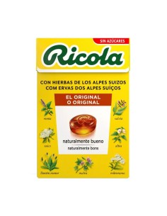 RICOLA CARAMELOS SIN AZÚCAR HIERBAS CON STEVIA 50 G 2
