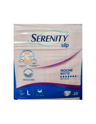 Serenity Slip Noche Talla Grande, 80 unidades