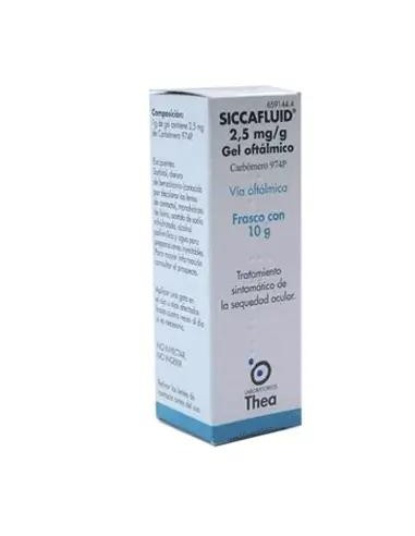 Siccafluid 2,5 mg/g Gel Oftálmico 10 gr