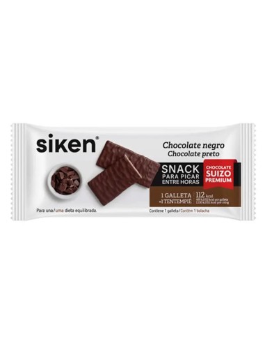 Siken Snack Galleta Chocolate Negro 22 gr