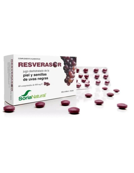 Soria Natural Resverasor 600 Mg, 60 Cápsulas