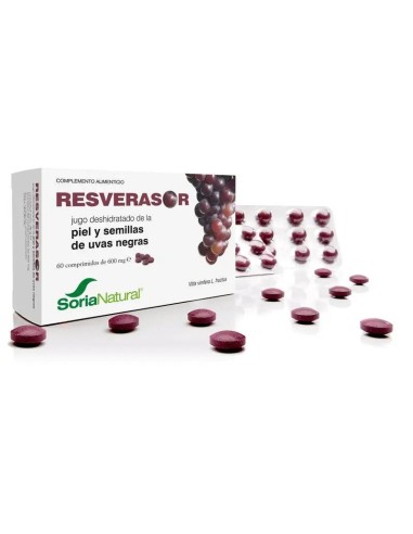 Soria Natural Resverasor 600 Mg, 60 Cápsulas