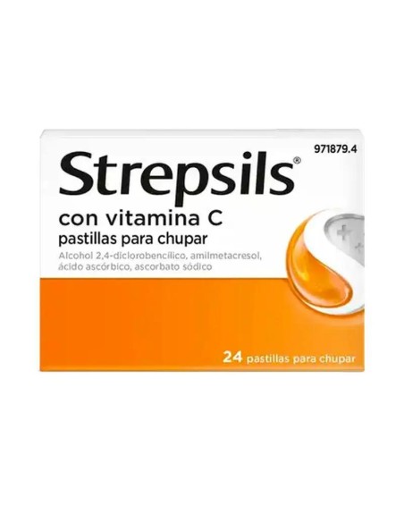 Strepsils Vitamina C 24 Unidades Strepsils Vitamina C 24 Unidades