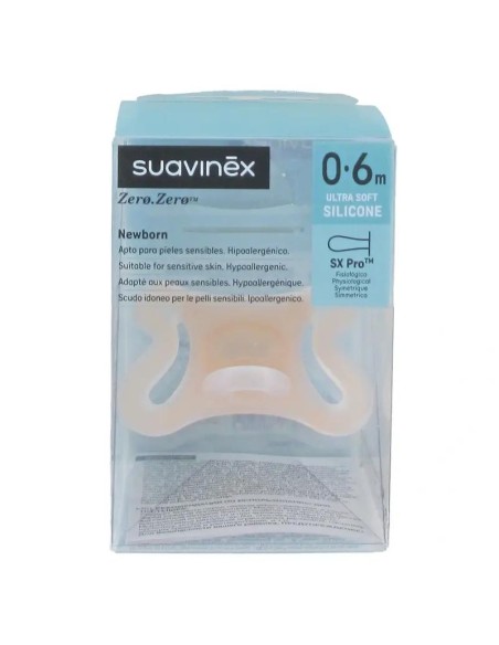 Suavinex Chupete Zero-Zero 0-6M, 1 unidad