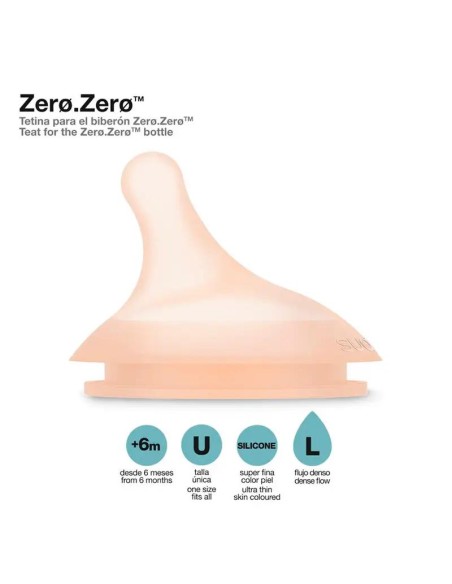 Suavinex Tetina Anticólico Flujo L Silicona, 2 unidades