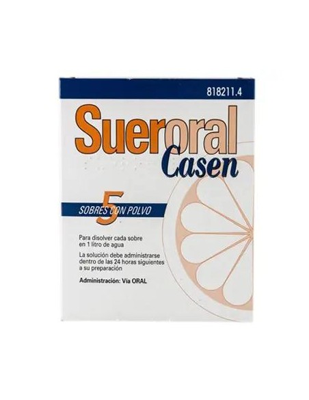 Sueroral Casen 5 Sobres Polvo para Solución Oral Sueroral Casen 5 Sobres Polvo para Solución Oral
