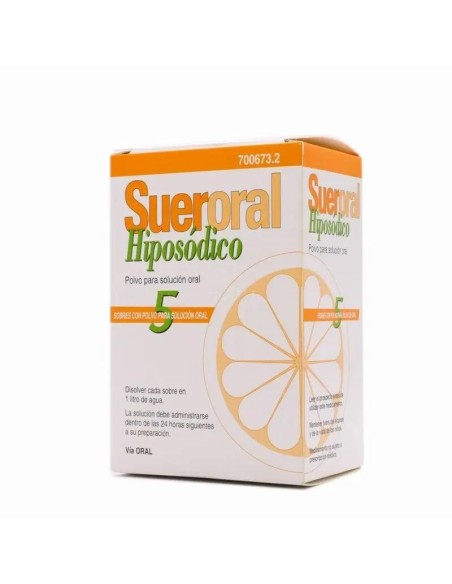 Sueroral Hiposódico Polvo para Solución Oral 5 Sobres Sueroral Hiposódico Polvo para Solución Oral 5 Sobres