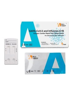 Test Duo Antígenos SARS-CoV-2 y Gripe A/B, 1 Unidad 2