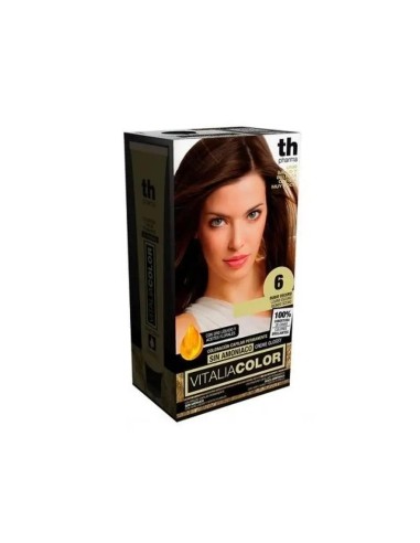 Th Pharma V Color- Kit Tinte Nº 6 Sin Amoniaco C/Oro Líquido