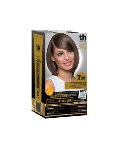 Th Pharma V Color- Kit Tinte Nº 7.35 Sin Amoniaco C/Oro Líquido 2