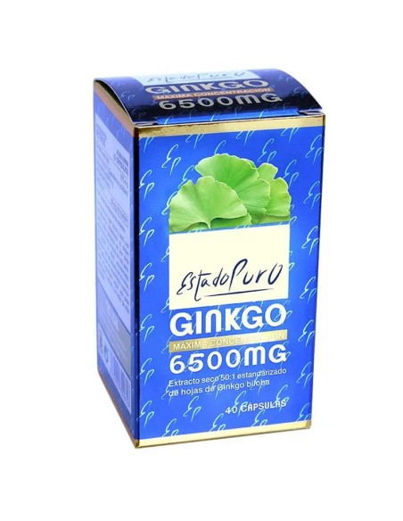 Tongil Estado Puro Ginkgo 6500 Mg, 40 cápsulas