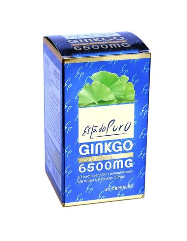Tongil Estado Puro Ginkgo 6500 Mg, 40 cápsulas