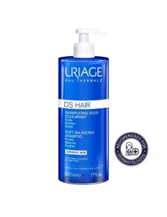 Uriage Ds Hair Champú Suave Regulador 500Ml 2