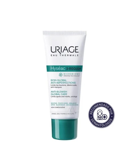 Uriage Hyséac Crema Facial Cuidado Global Triple Acción, 40 ml