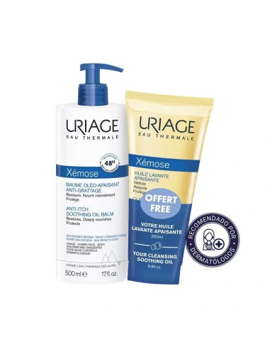 Uriage Xémose Bálsamo 500 ml + Aceite Limpiador 200 ml