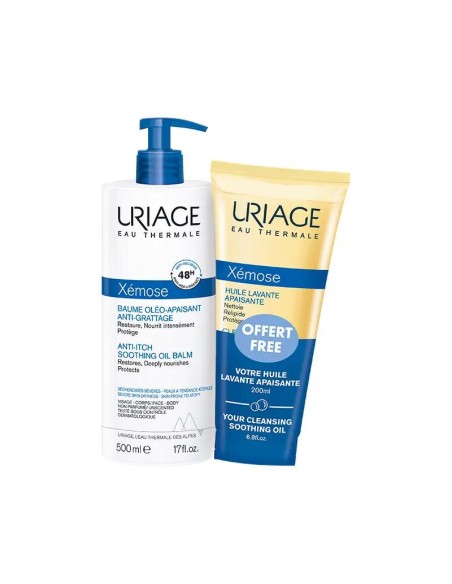 Uriage Xémose Bálsamo 500 ml + Aceite Limpiador 200 ml Uriage Xémose Bálsamo 500 ml + Aceite Limpiador 200 ml