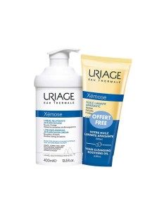 Uriage Xemose Crema Relipidizante 400 ml + Xemose Aceite Limpiador 200 ml