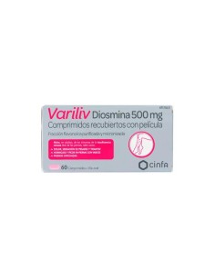Variliv Diosmina Cinfamed 500 mg 60 Comprimidos 2