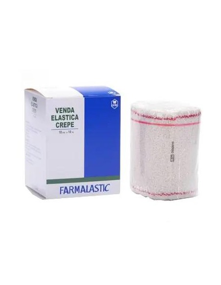 VENDA ELASTICA CREPE FARMALASTIC 10 M X 10 CM
