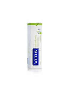 VITIS Orthodontic Pasta Dentífrica Sabor Manzana Menta 100 ml 2
