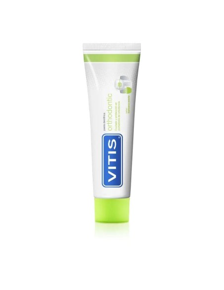 VITIS Orthodontic Pasta Dentífrica Sabor Manzana Menta 100 ml