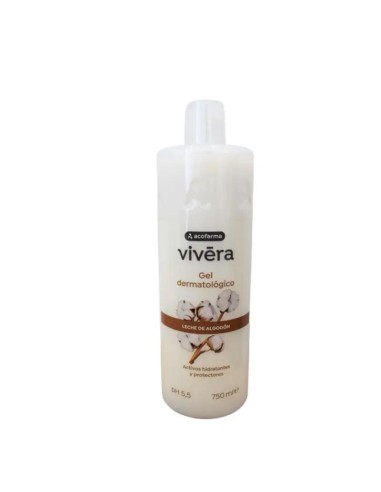 Vivera Gel Leche De Algodón, 750 ml