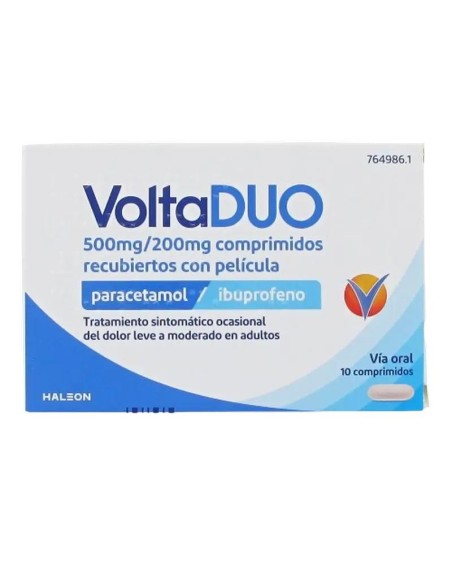 Voltaduo 500 Mg/200 Mg, 10 comprimidos