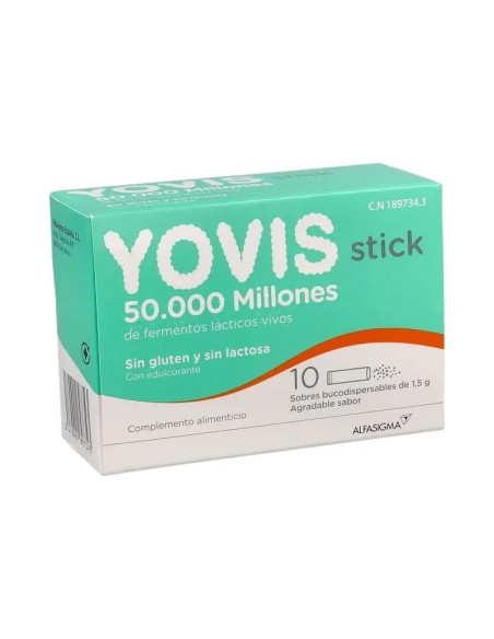 Yovis, 10 sitkcs bucodispersable