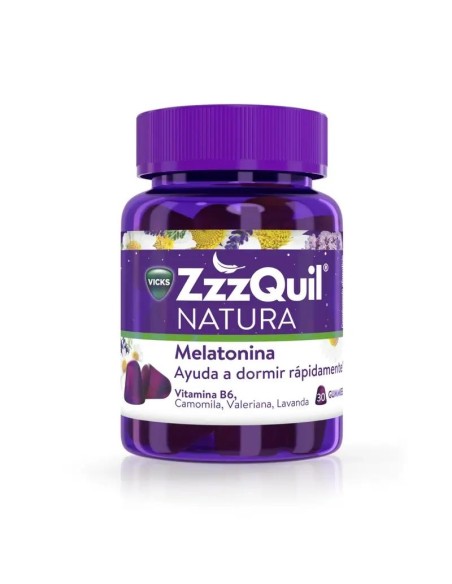 ZzzQuil Natura Melatonina, 30 Gummies
