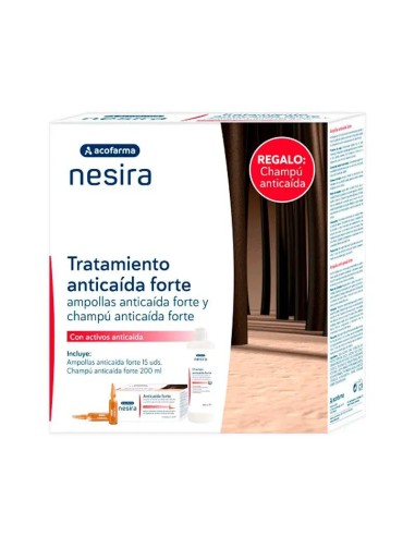 Acofar Nesira Pack Anticaida Ampollas + Champu 200 ml