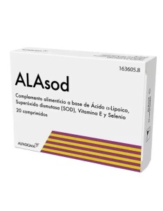 ALAsod, 20 Comprimidos