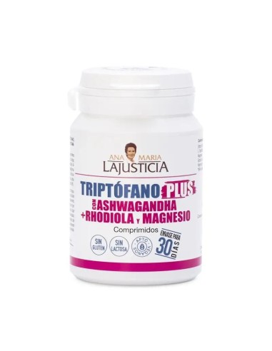 Ana María Lajusticia Triptofano Plus Con Ashwagandha+ Rhodiola Y Magnesio, 60 comprimidos