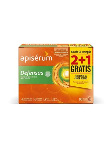 ApiSérum Defensas Pack 3 Meses 90 cápsulas