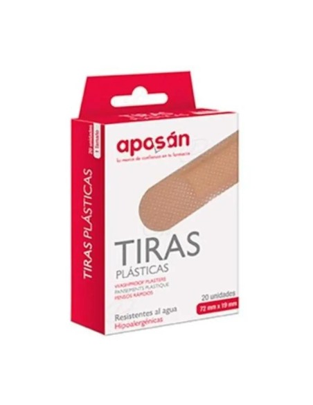 APOSAN Tiras De Plástico 72X19Mm, 20 unidades