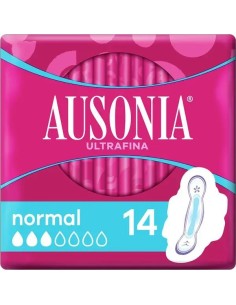 Ausonia Ultrafina Normal Compresas Con Alas, 14 unidades 2