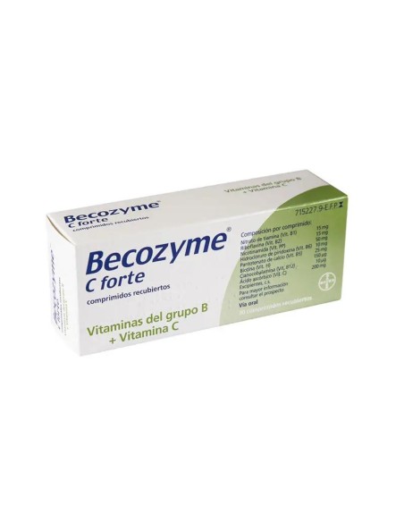 Becozyme C Forte, 30 Comprimidos Becozyme C Forte, 30 Comprimidos
