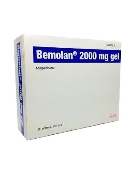 Bemolan 2000 mg Gel 30 Sobres
