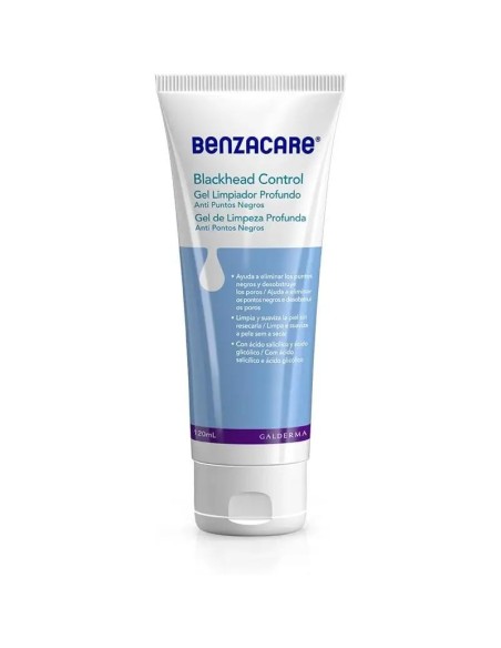 Benzacare Anti Puntos Negros, Gel Exfoliante, 120 ml