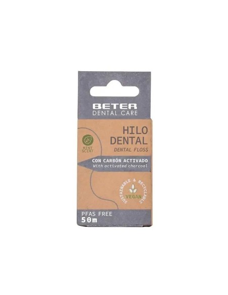Beter Dental Care  Hilo Dental Con Carbón Activado 50 M