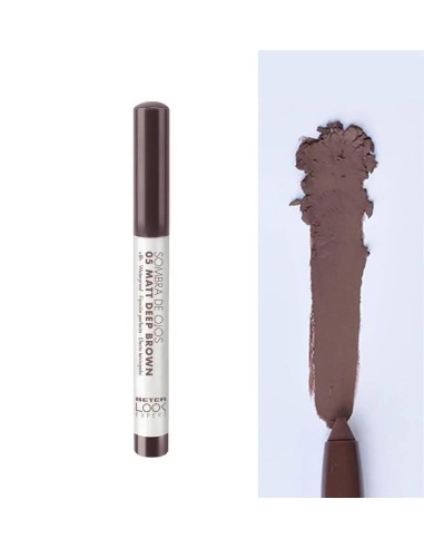Beter Look Expert Sombra De Ojos 05 Matt Deep Brown